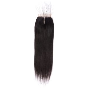 christy v remy hair 4x4 straight closure