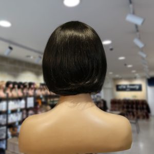 christy v machine made black wig remy hair tc027