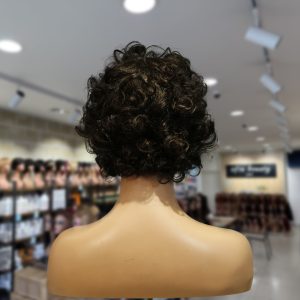 christy v machine made black wig remy hair tc002