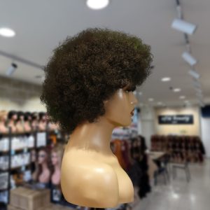 christy v machine made black wig remy hair 2301