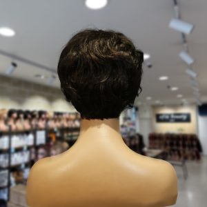 christy v machine made black wig remy hair tc041