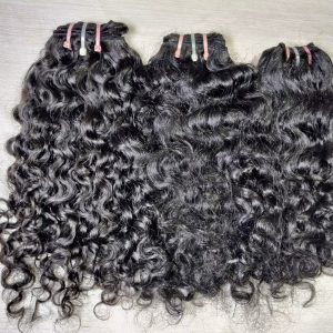christy v natural black single drawn indian hair bundles