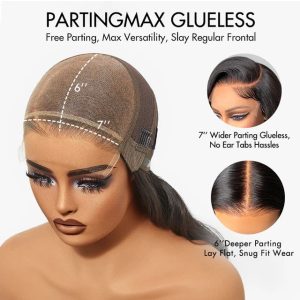 christy v natural black asian raw hair 6x7 hd lace closure straight human hair wig