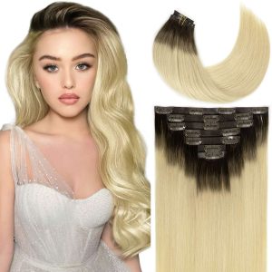 christy v asian raw hair straight clip in hair extensions