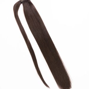 christy v asian raw hair straight ponytail hair extensions
