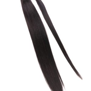 christy v asian raw hair straight ponytail hair extensions