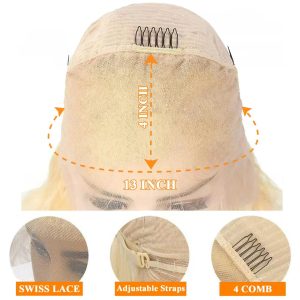 christy v 13x4 straight bob lace front wig 613 remy hair