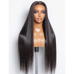 christy v 13x4 straight hd lace front wig natural black remy hair