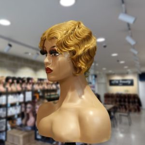 christy v machine made #27 wig remy hair h001