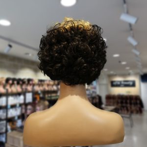 christy v machine made black wig remy hair tc004