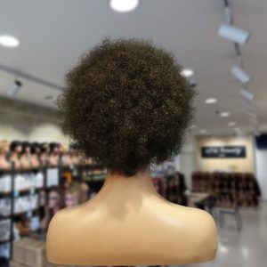 christy v machine made black wig remy hair 2301