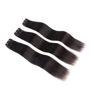 christy v remy hair black straight bundles laotian weaving