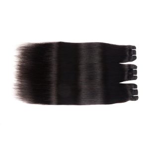 christy v remy hair black straight bundles laotian weaving