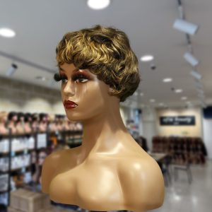 christy v machine made wig remy hair h030