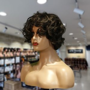 christy v machine made black wig remy hair tc068