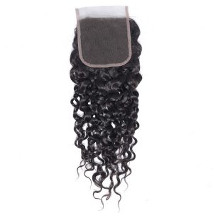 christy v remy hair 4x4 water wave closure