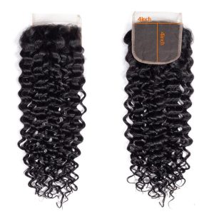 christy v remy hair 4x4 jerry curly closure