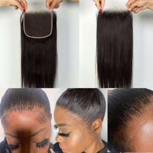 christy v remy hair 5x5 straight hd closure