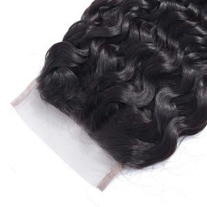 christy v remy hair 4x4 water wave closure