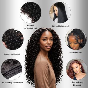 christy v remy hair 13x4 deep wave frontal
