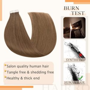 christy v asian raw hair #6 straight tape in hair extensions