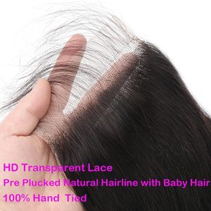 christy v remy hair 5x5 body wave hd closure