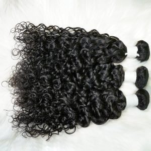 christy v remy hair black water wave bundles brazilian weaving