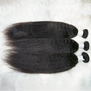 christy v remy hair black yaki straight bundles brazilian weaving