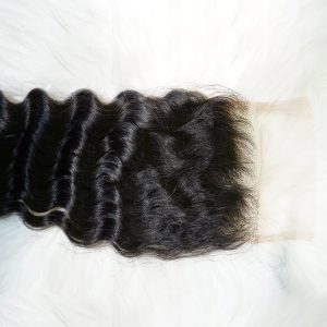 christy v remy hair 4x4 deep wave closure