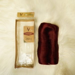 christy v tara 28pcs #99j hair extensions