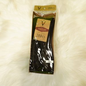christy v tara 28pcs #1b hair extensions