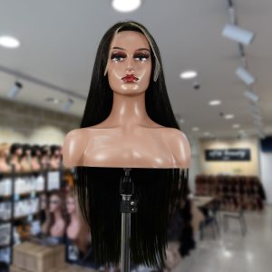 christy v natural black asian raw hair 13x6 hd lace front wig straight human hair wig
