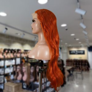 christy v 13x4 straight lace front wig 350 orange 26 inch remy hair