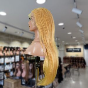 christy v 13x4 straight lace front wig 27 honey blonde remy hair