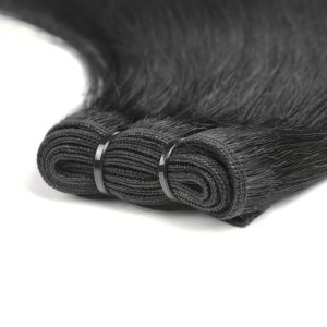 christy v remy hair black straight bundles laotian weaving