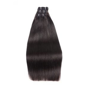 christy v natural black asian double drawn straight hair bundles