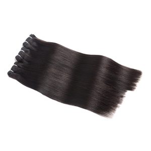 christy v natural black asian double drawn straight hair bundles