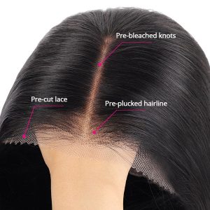 christy v glueless remy hair 5x5 lace closure deep wave human hair wig