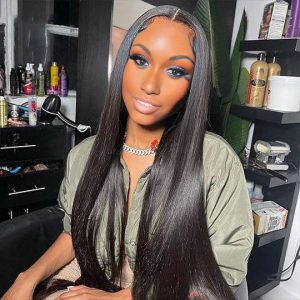 christy v 13x4 straight lace front wig natural black remy hair