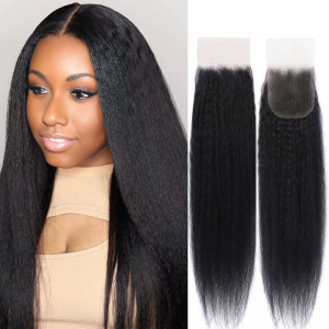 christy v remy hair 4x4 yaki straight closure