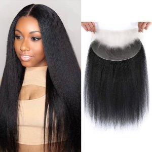 christy v remy hair 13x4 yaki straight frontal