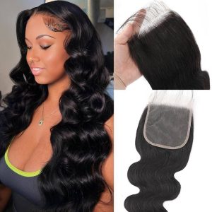 christy v remy hair 5x5 body wave closure