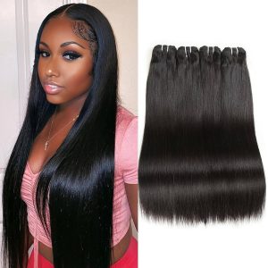 christy v asian raw hair black straight bundles
