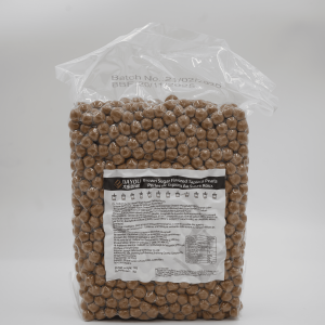 brown sugar flavored tapioca pearls