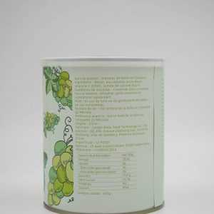 canned grape granules