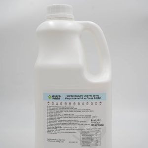 crystal sugar flavored syrup