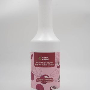 litchi flavored syrup