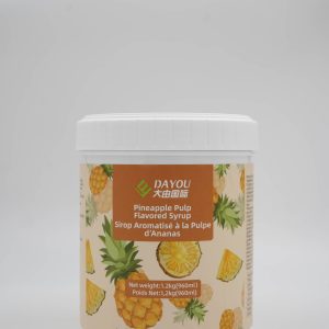 pineapple pulp flavored syrup