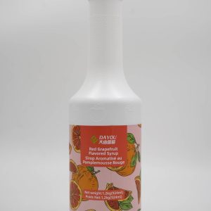 red grapefruits flavored syrup