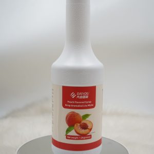 peach flavored syrup new